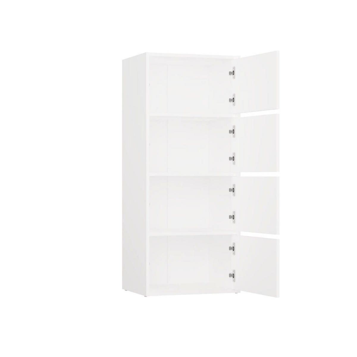 HIGHBOARD Kate - Weiß, Holzwerkstoff (50/119/40cm) - kommodly