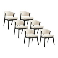 STUHL - 53.5cm x 64cm - Hevea - weiß - ZELVYN - Weiß, Textil (53.5/76/64cm) - Vente-Unique