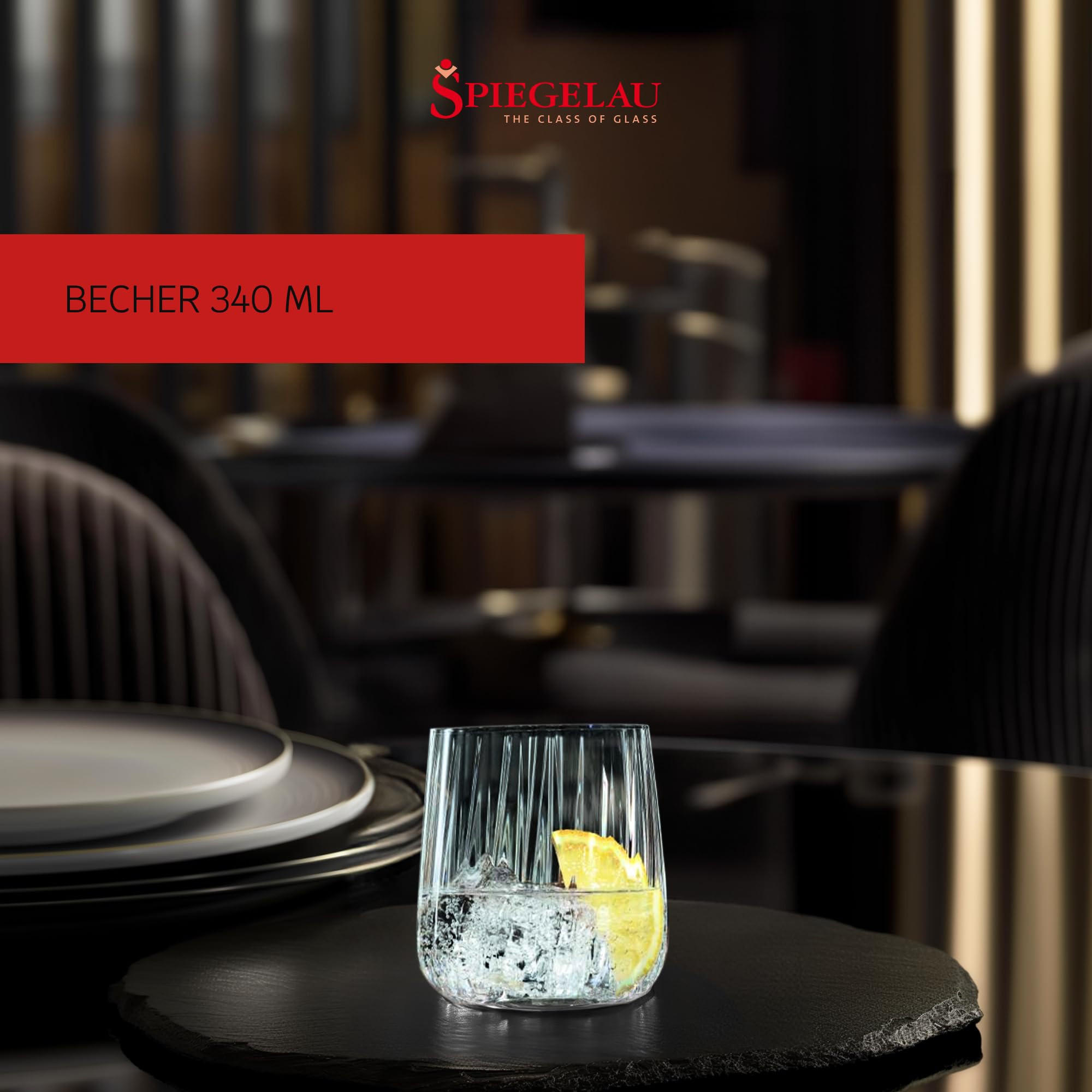 TUMBLER Lifestyle transparent 340 ml 12er Set - Transparent, Glas (0.34L) - Spiegelau