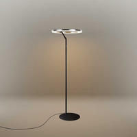 LED-STEHLAMPE Ring Aluminium Ø 60cm - Alufarben, Metall (60/60/172.5cm) - s.luce