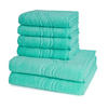 FROTTIERSET Cashmere feeling 6-teilig - Türkis, Textil (50/100cm) - Ross
