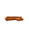 ECKSOFA Carmelo In Nova - Orange, Holzwerkstoff/Textil (275/202cm) - Fun Möbel
