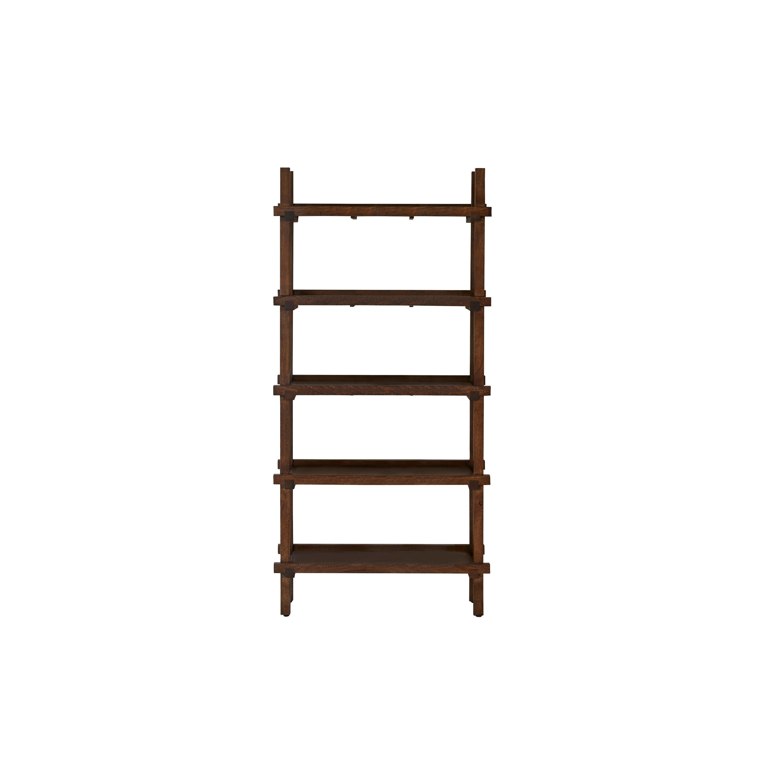 BÜCHERREGAL Arko Braun aus Mango - Braun, Holz (85/176/34cm) - Tikamoon