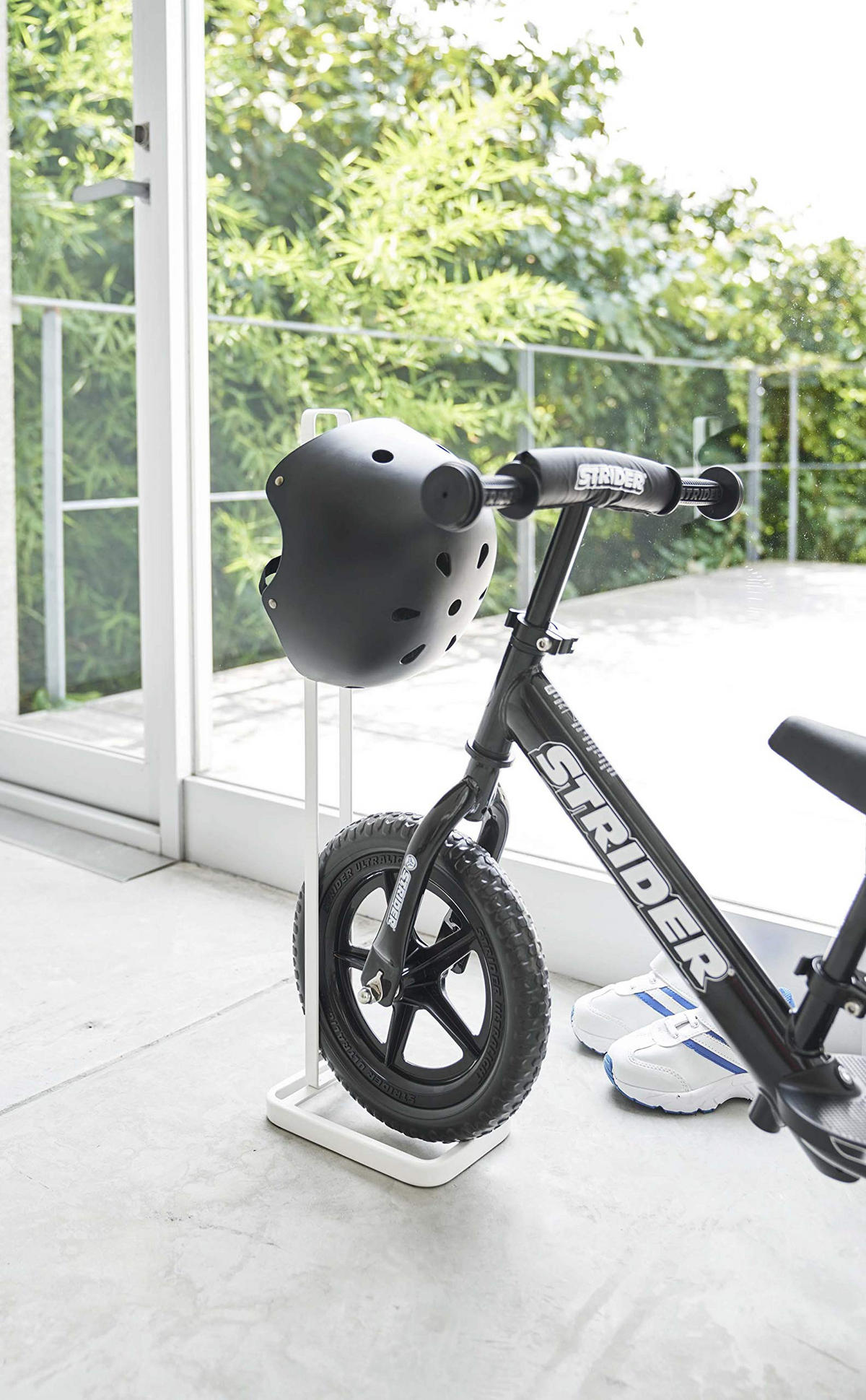 FAHRRAD- UND HELMSTÄNDER Tower 4340 63/15/20 cm - Weiß, Metall (15/63/20cm) - Yamazaki