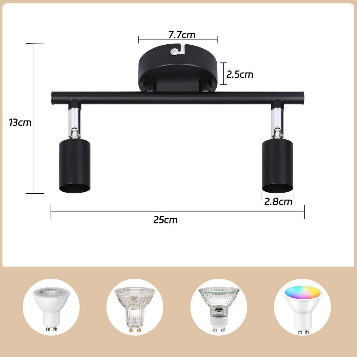 STRAHLER Pilz 25/8/14 cm - Schwarz, Metall (25/8/14cm) - Nettlife