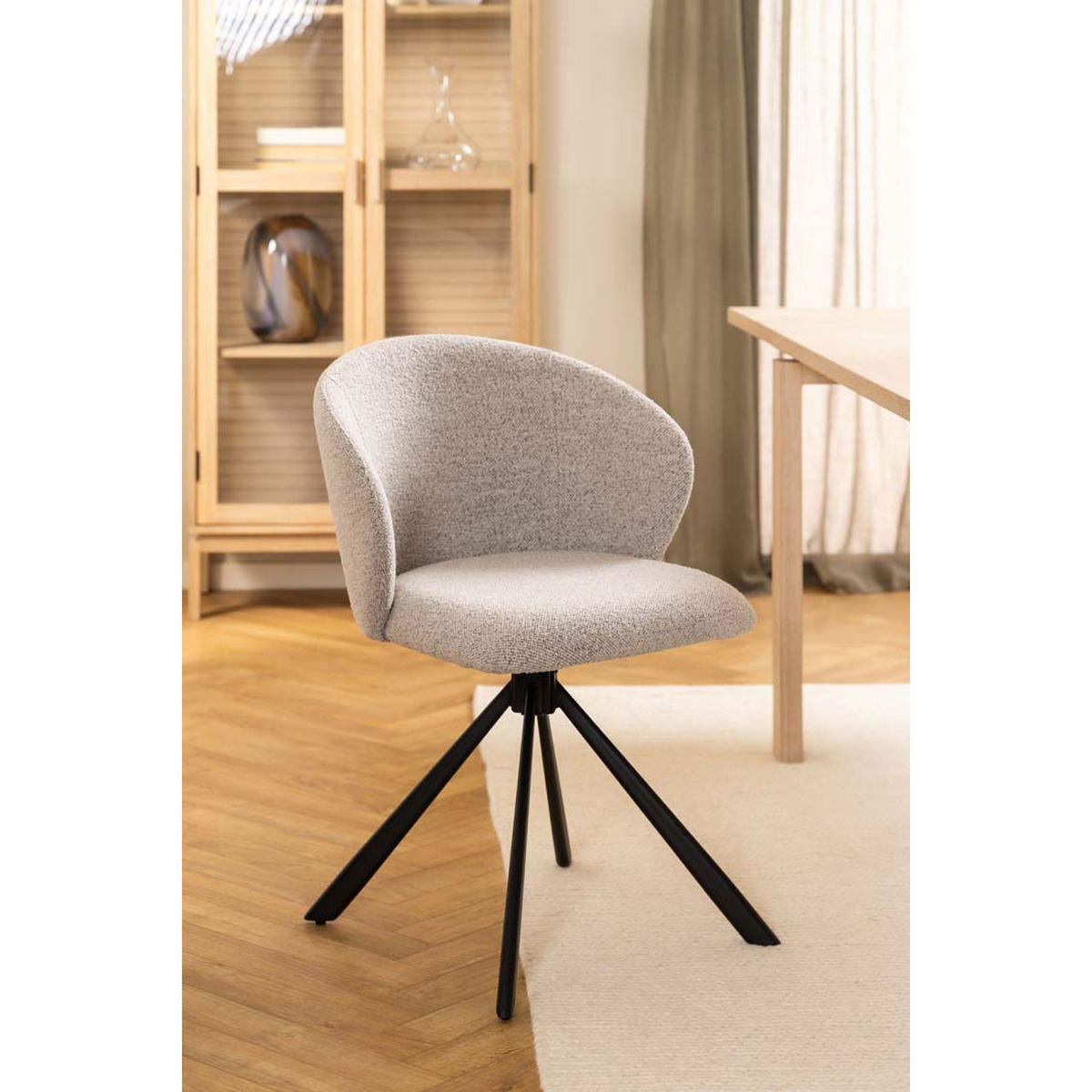 2ER Set ESSZIMMERSTUHL Beige - Beige, Textil (46/80/58cm) - ebuy24