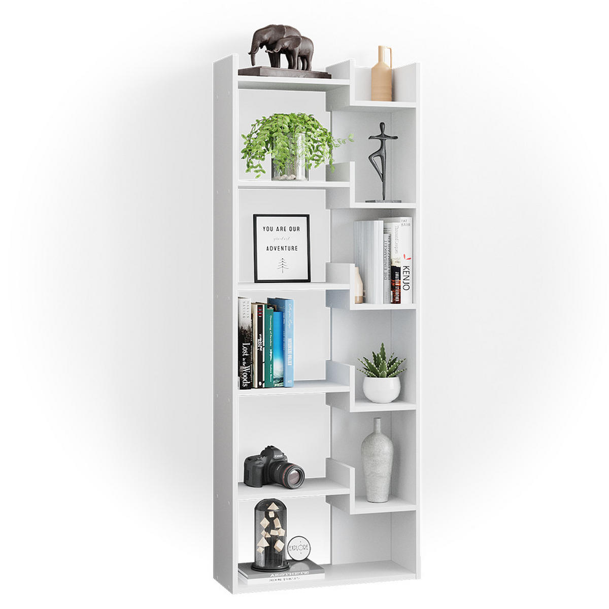 RAUMTEILER Fico Weiß 61 x 160.2 cm - Weiß, Holzwerkstoff (61/160.2/22.1cm) - Vicco