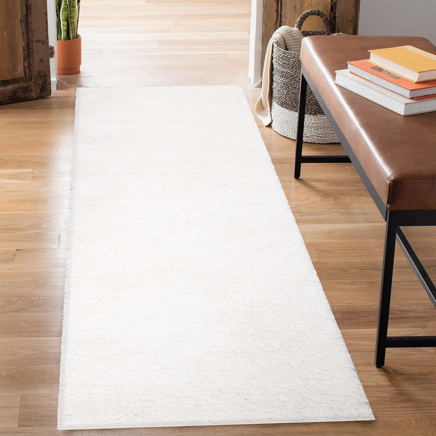 HOCHFLOR-TEPPICH City Shaggy 500 Creme 80x300 cm - Creme, Textil (80/300cm) - carpet city