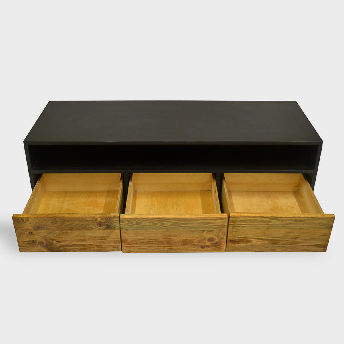 TV-SCHRANK mit Schubladen NESCA I - Eichefarben, Holz (140/45/40cm) - Rawood Furniture