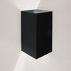 LED-WANDLAMPE Ixa High Power Schwarz Rechteckig - Schwarz, Metall (10/20/10cm) - s.luce