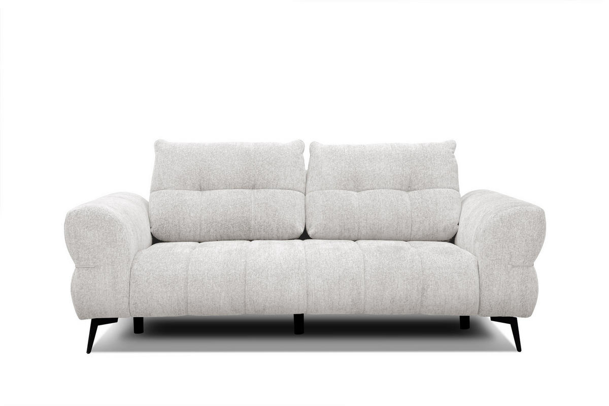 SOFA SALVINI 3-Sitzer, ecru - Ecru, Holz/Textil (237/88/99cm) - Courtois Laville