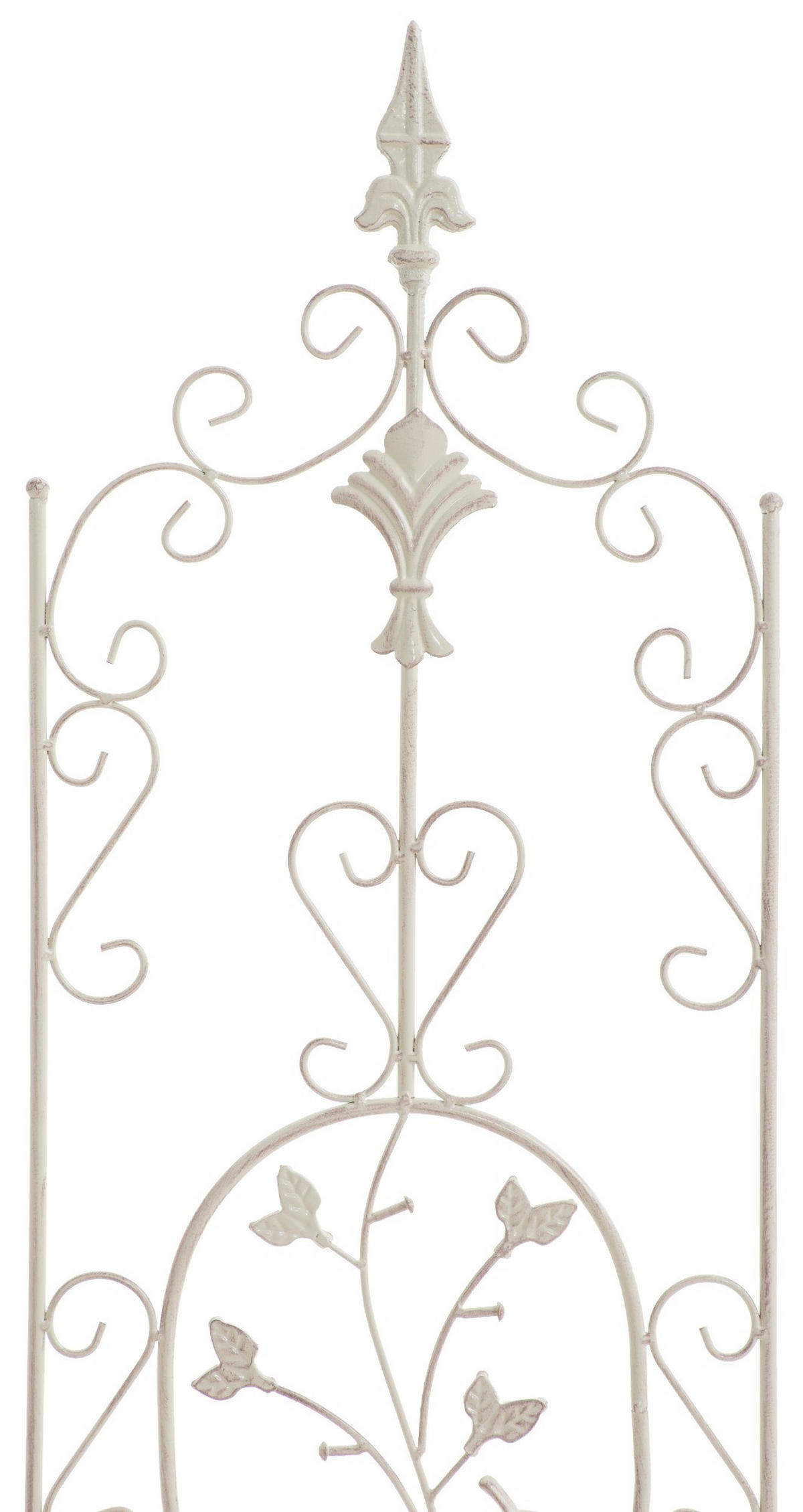 RANKGITTER Burg - 2er Set antik-creme - Naturfarben, Metall (35/122/7cm) - TPFLiving