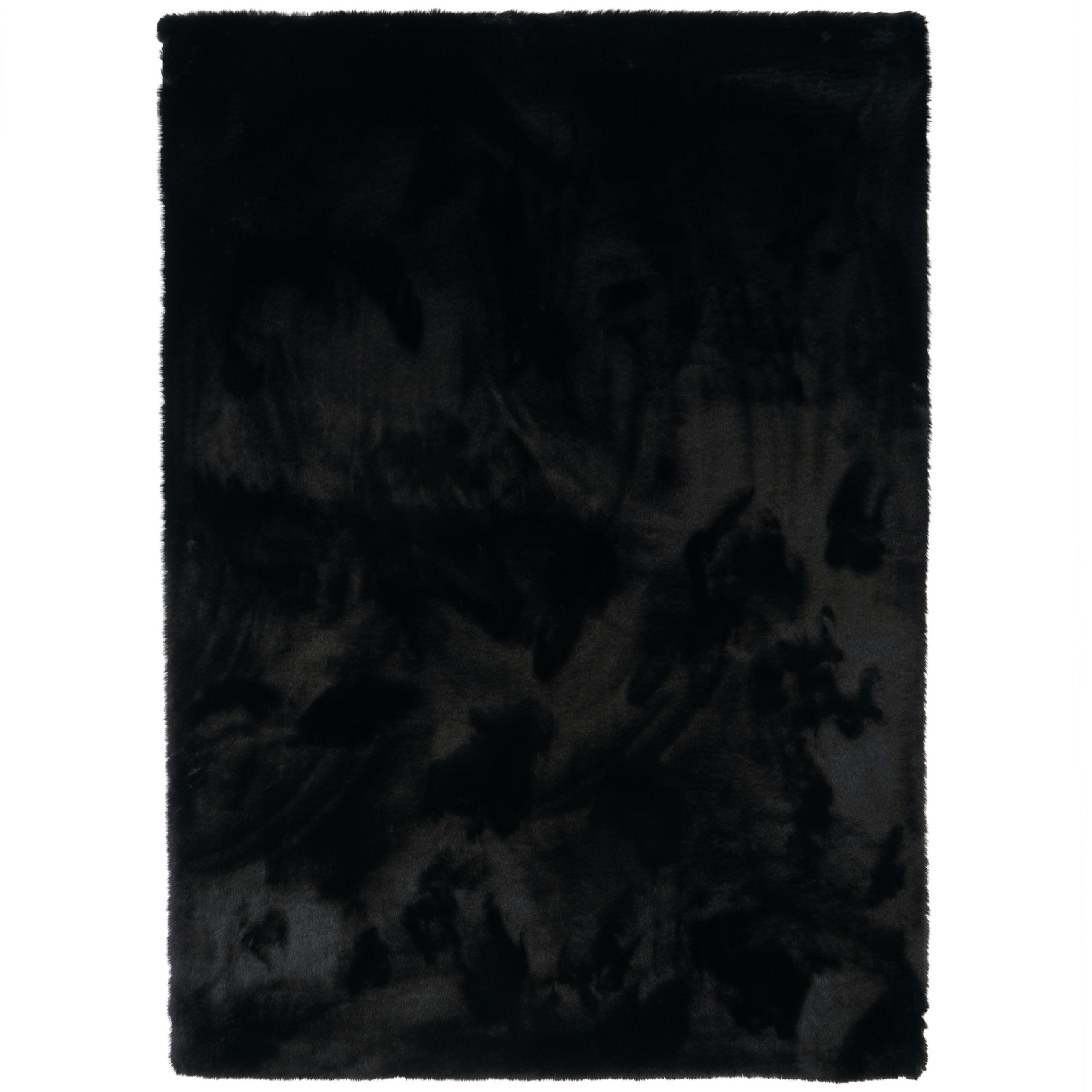 FELLTEPPICH CLOUD SUPER SOFT 120/170 cm Schwarz - Schwarz, Textil (120/170cm) - Consilio Concept