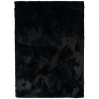 FELLTEPPICH CLOUD SUPER SOFT 120/170 cm Schwarz - Schwarz, Textil (120/170cm) - Consilio Concept