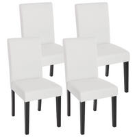 ESSZIMMERSTUHL Weiß 4er-Set - Weiß, Textil (43/90/56cm) - MCW