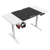 SCHREIBTISCH höhenverstellbar Pomona - Weiß, Holzwerkstoff/Metall (60/110/117cm) - pro.tec