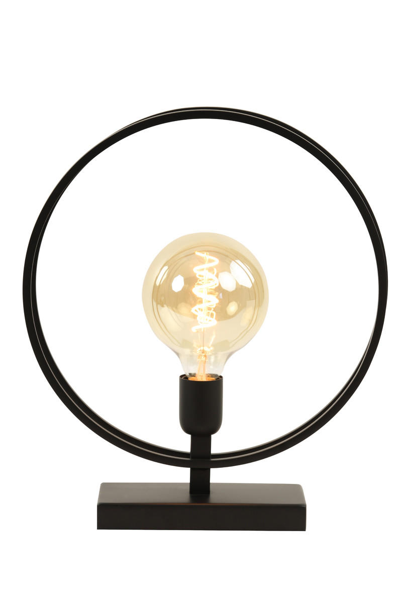 TISCHLAMPE Rudra Schwarz Ø35/40 cm - Schwarz, Metall (35/10/40cm) - Light & Living