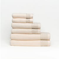 FROTTIERSET Serene Bliss 6-teilig, Baumwolle - Beige, Textil (100/150cm) - SOWL