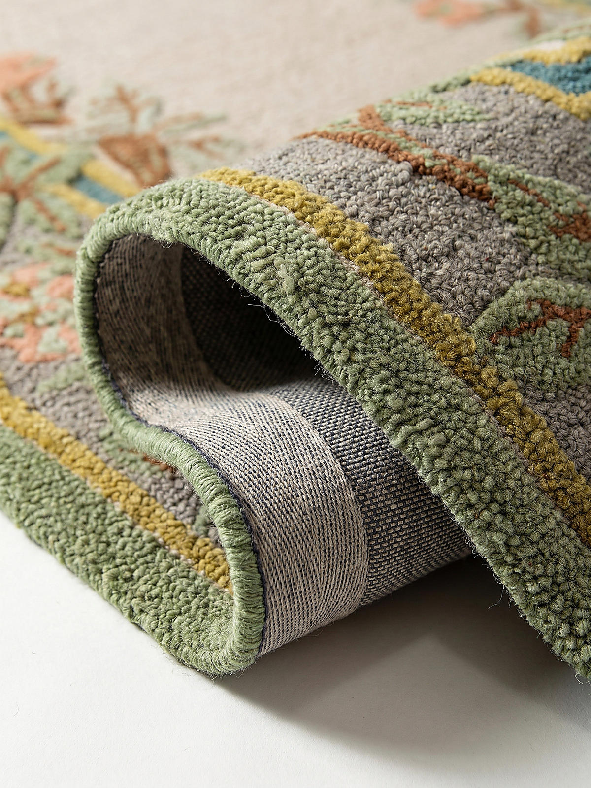 TEPPICH aus Wolle SOAR in Bunt, floral, 80 x 300 cm - Multicolor, Textil (80/300cm) - KADIMA DESIGN