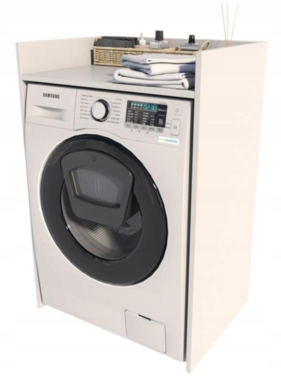 WASCHMASCHINENSCHRANK Weiß 66/51,8/98 cm - Weiß, Holzwerkstoff (66/98/51.8cm) - Matkam Möbel