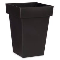 BLUMENTOPF Selbstbewässernd Kunststoff Quadratisch - Anthrazit, Kunststoff (28.5/41.3cm)