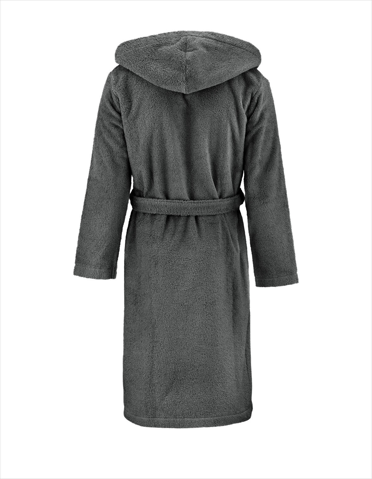 BADEMANTEL Herren Anthrazit - Anthrazit, Textil (Mnull) - Herzbach Home