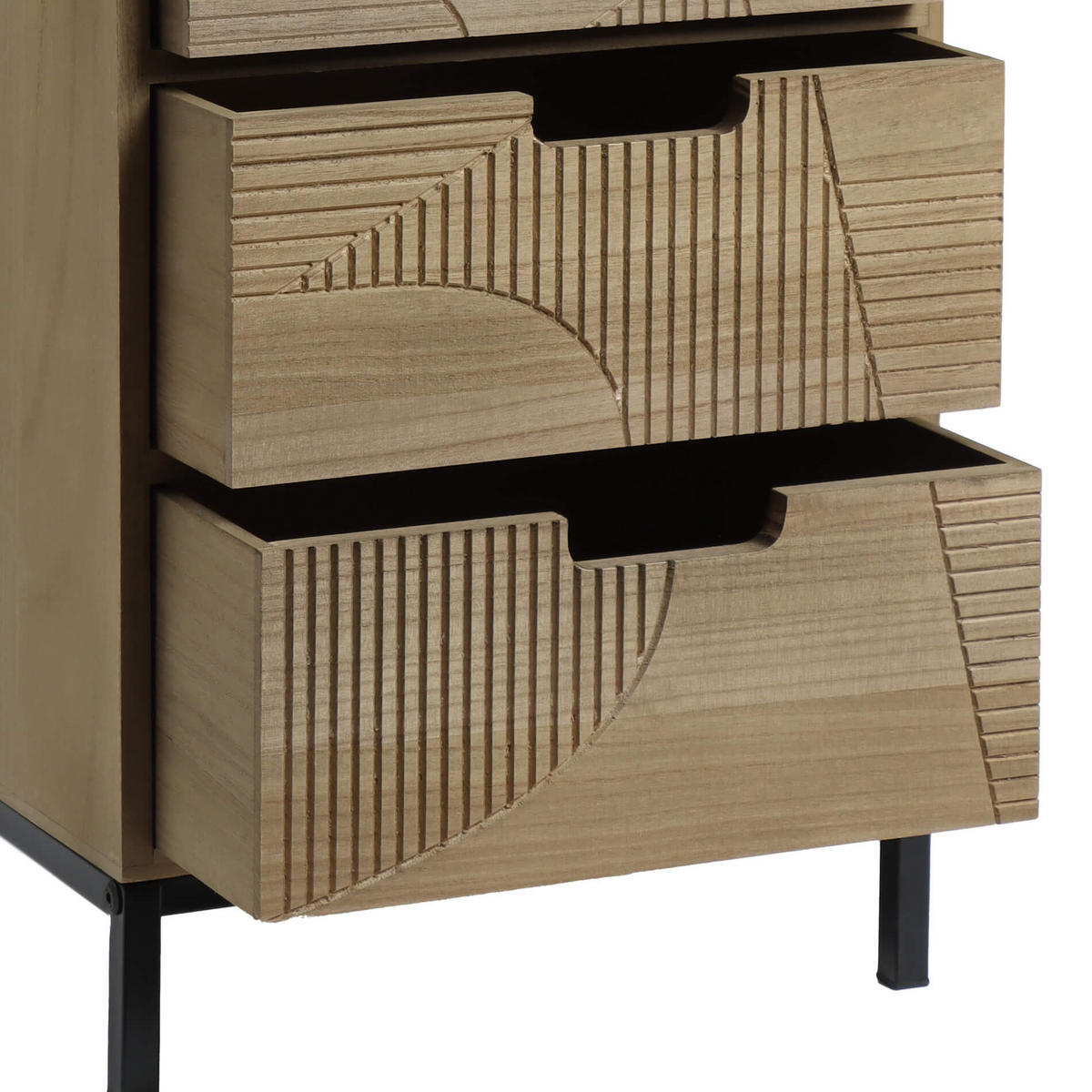 KOMMODE Braun 29/35/68 cm - Braun, Holz (29/68/35cm) - Mobili Rebecca