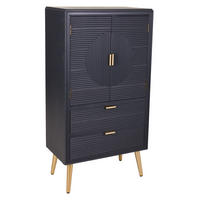 SCHRANK aus Holz 62x36.5x118 cm - Grau, Holzwerkstoff (62/118/36.5cm) - Wanderlust