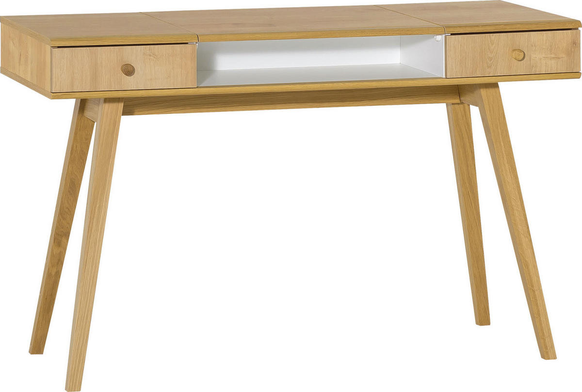 SCHMINKTISCH - Eichefarben, Holzwerkstoff (120/76/50cm) - Vox Möbel