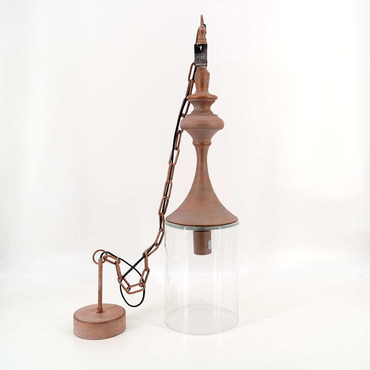 HÄNGELEUCHTE Ø18x73 cm, Metall, Kupfer - Kupferfarben, Metall (18/18/73cm) - PTMD Collection