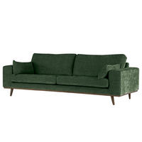 3-SITZER SOFA - Dunkelgrün, Textil (237/81/88cm) - home24