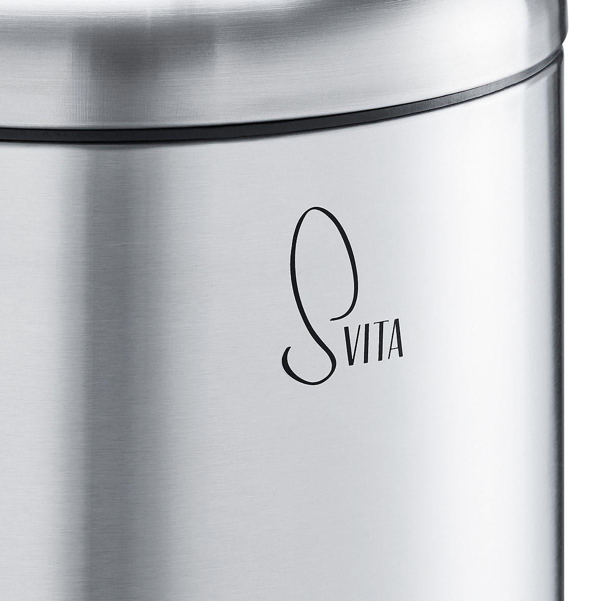 MÜLLEIMER T30 - Silberfarben, Metall (31/64/31cm) - SVITA