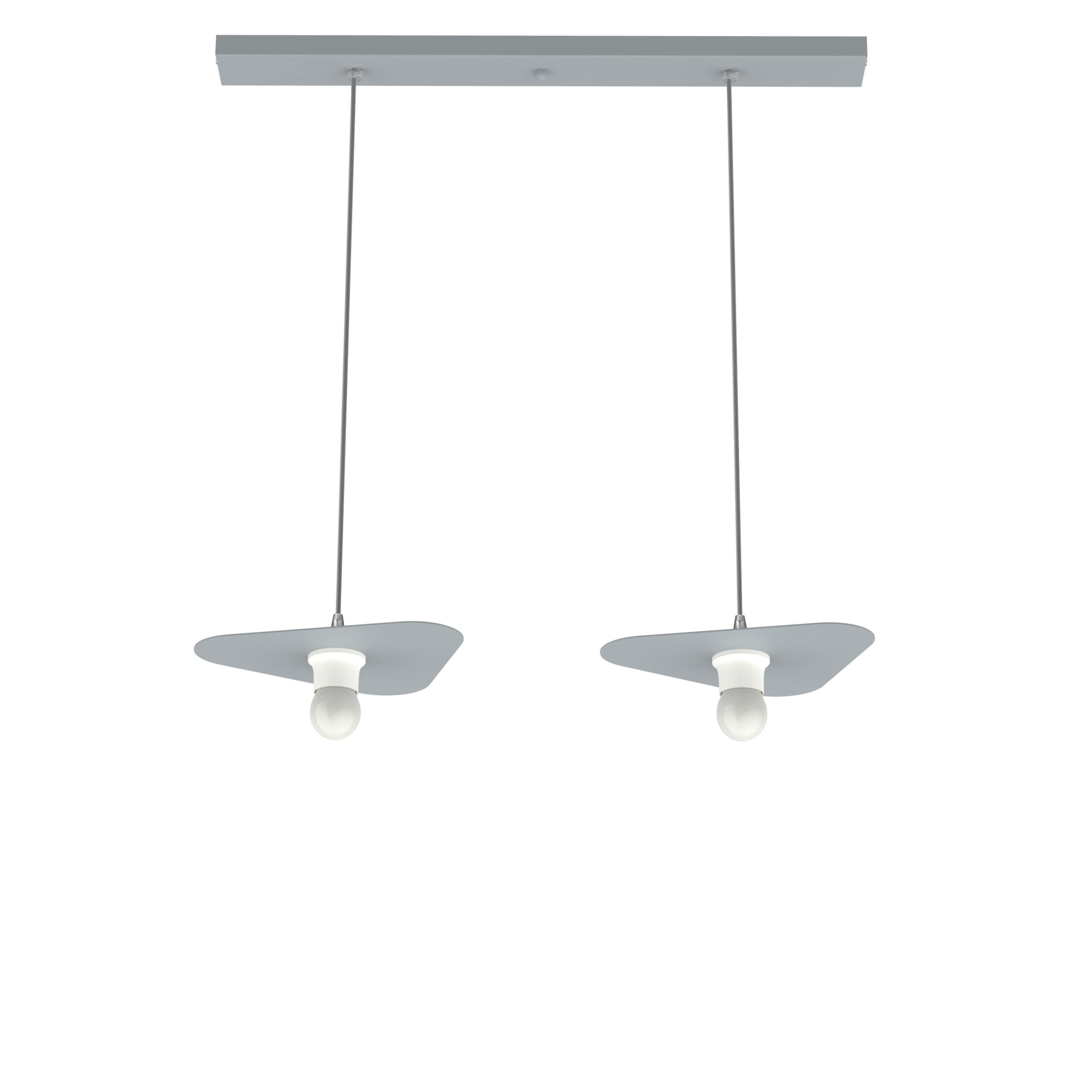 HÄNGELEUCHTE - Grau, Metall (25/30/7cm) - Lumicom