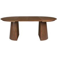 AUSZIEHTISCH Formisty Nussbaum-Optik 120–200 x 120 cm - Nussbaumfarben, Holzwerkstoff (120/120/75cm) - Selsey