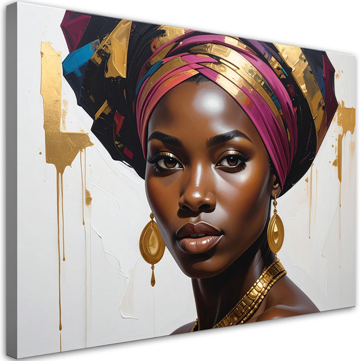 LEINWANDBILD Menschen & Charaktere 100x70cm - Multicolor, Textil (100/70cm) - Feeby