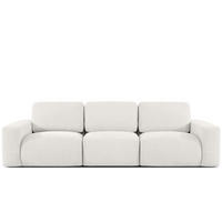 3-SITZER SOFA ZUCCO, Ecru - Ecru, Holz/Holzwerkstoff (292/85/100cm) - KONSIMO®