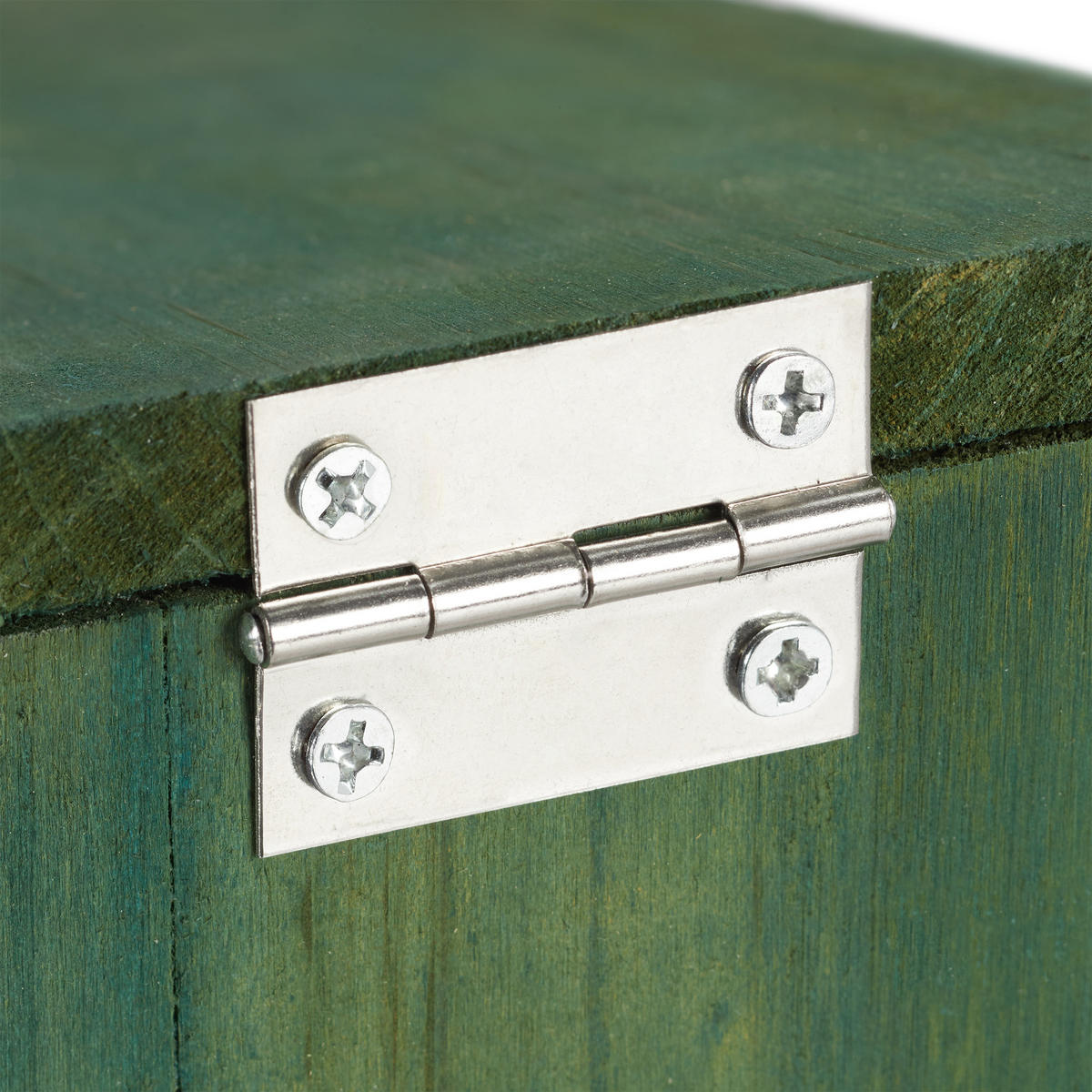 EICHHÖRNCHEN Futterhaus - Dunkelgrün, Holz/Kunststoff (12/17.5/25cm) - Relaxdays