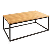 COUCHTISCH ARCHITECTURE Eiche|Wildeiche rechteckig Natur 100cm - Silberfarben/Braun, Holz/Metall (60/100/40cm) - riess-ambiente
