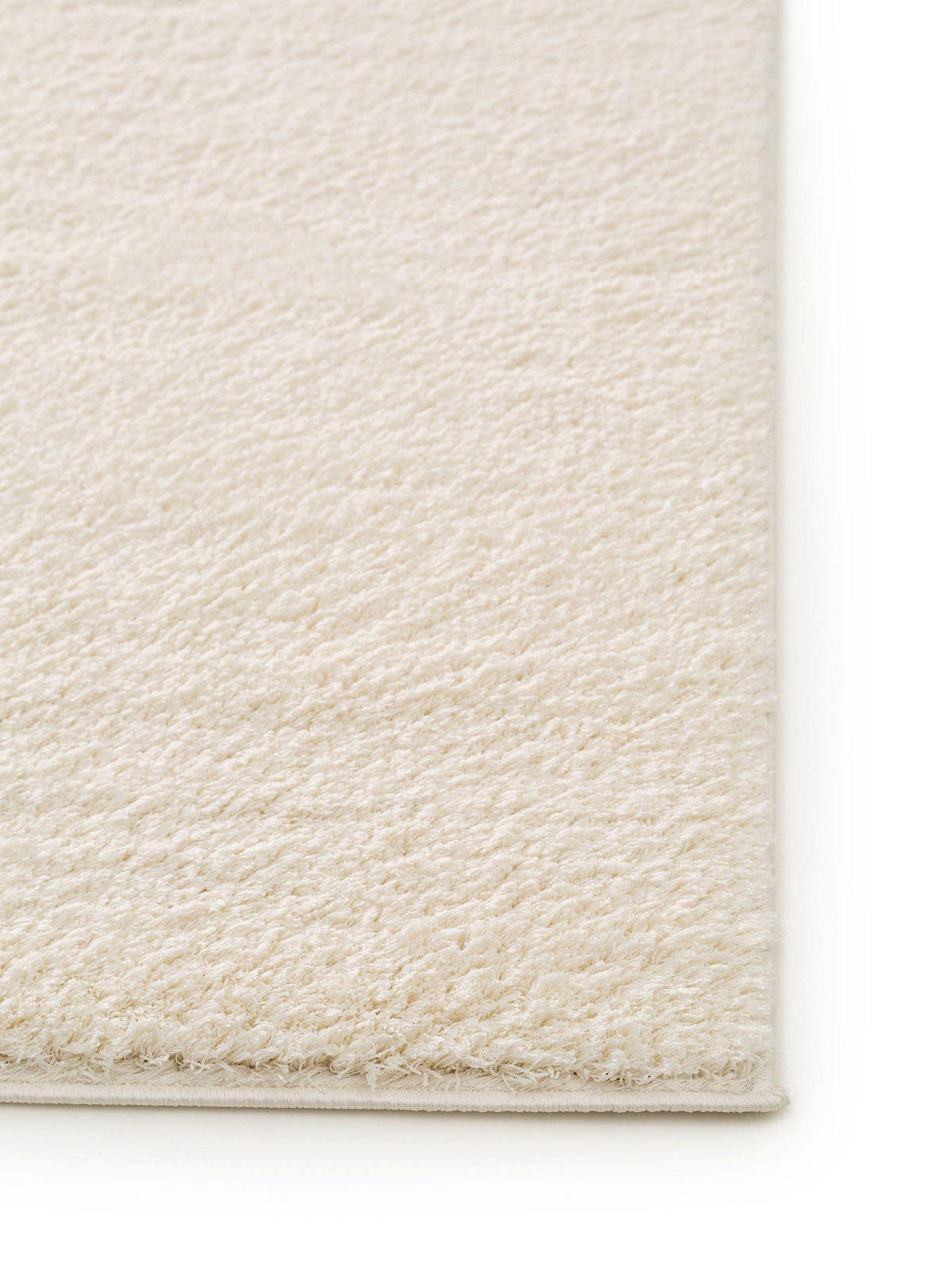 HOCHFLORTEPPICH Soda Weiß 80x150 cm - Weiß, Textil (80/150cm) - benuta Nest