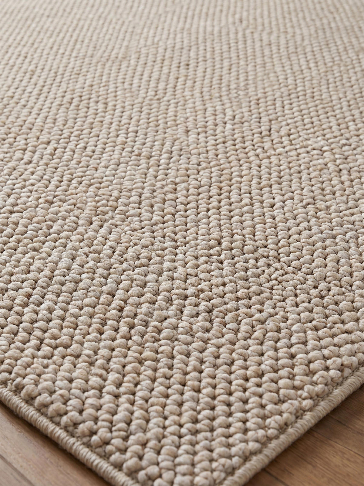 TEPPICH Flachgewebe LANGAU in Beige, meliert, 120 x 170 cm - Beige, Textil (170/120cm) - KADIMA DESIGN