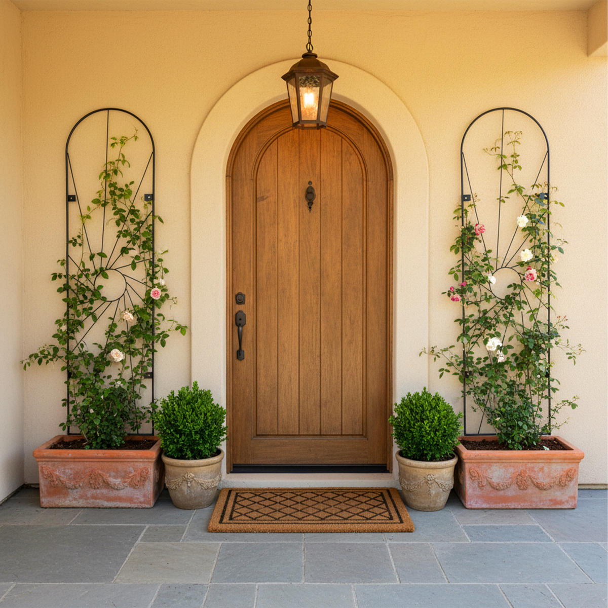 2XRANKGITTER - Schwarz, Metall (38/140/1cm) - Relaxdays