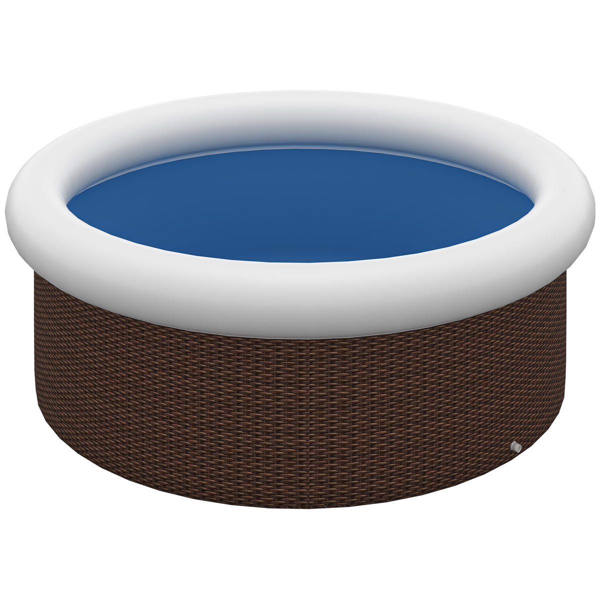 AUFSTELLPOOL, Braun, PVC - Braun, Kunststoff (300/76/300cm) - Outsunny