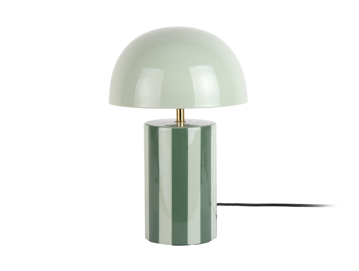 TISCHLAMPE Rayado Grün 25/25/34 cm - Grün, Metall (25/25/34cm) - Leitmotiv