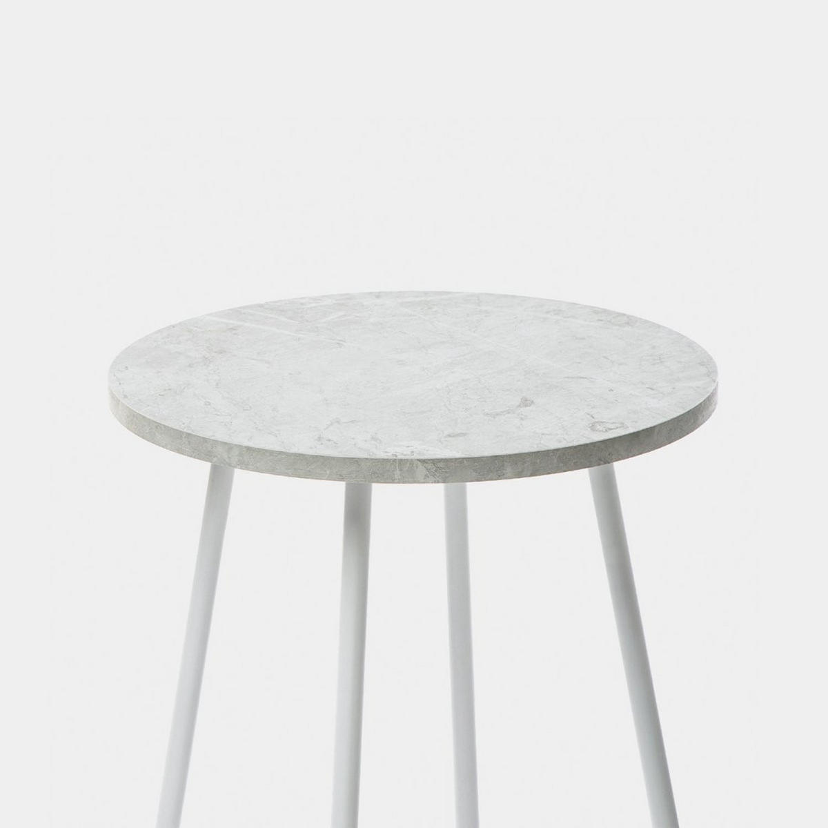 BEISTELLTISCH Siena Weiß 45 cm x 50 cm - Weiß, Holzwerkstoff (45/45/50cm) - Klast Home