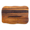 STEAKBRETT La Madera Premium - Eiche dunkel - 50 x 33 x 4,5cm - Wildeiche, Holz (33/50cm) - holz4home