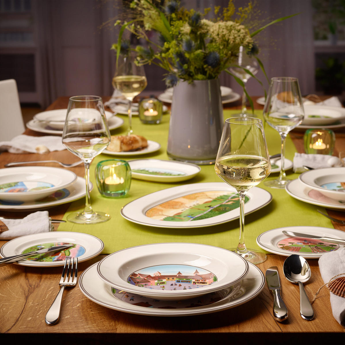 SUPPENTELLER ARCHE NOAH Design Naif bunt ø 21 cm - Multicolor, Keramik (21cm) - Villeroy & Boch