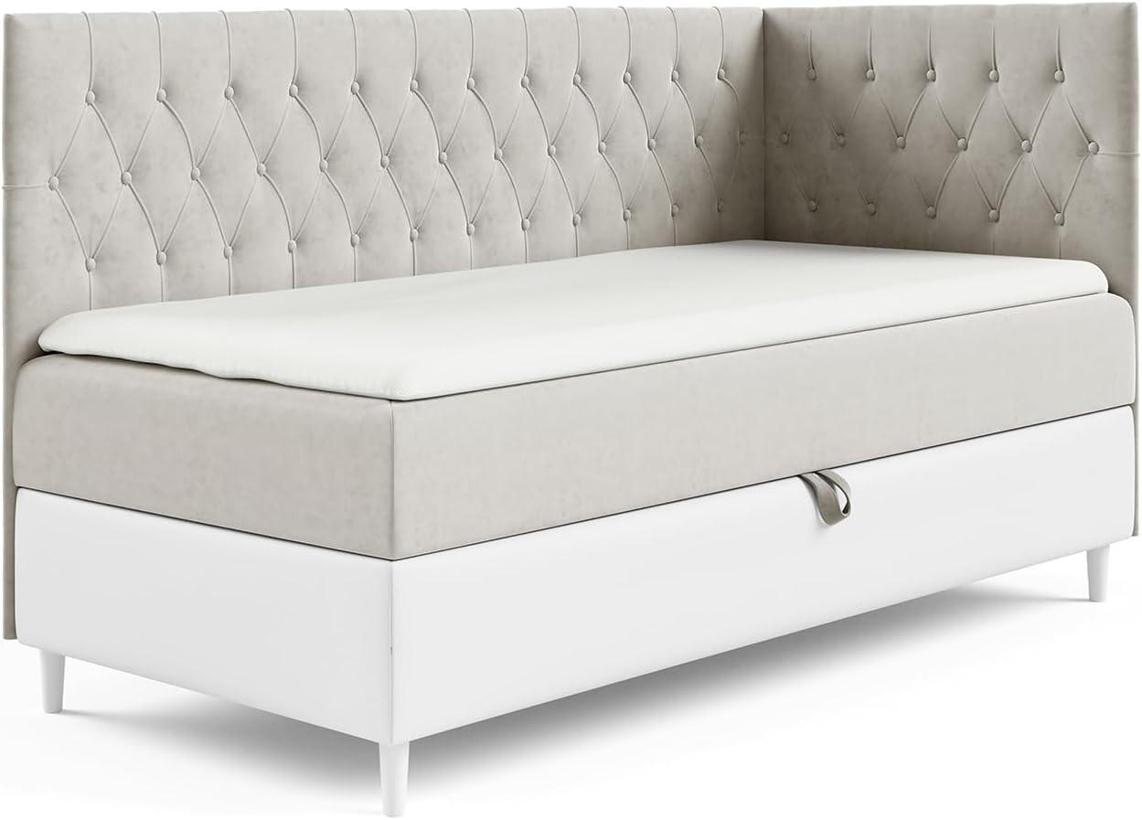 KINDERBETT FLIPPO 3 - Beige/Weiß, Holzwerkstoff (106/208cm) - Meblini