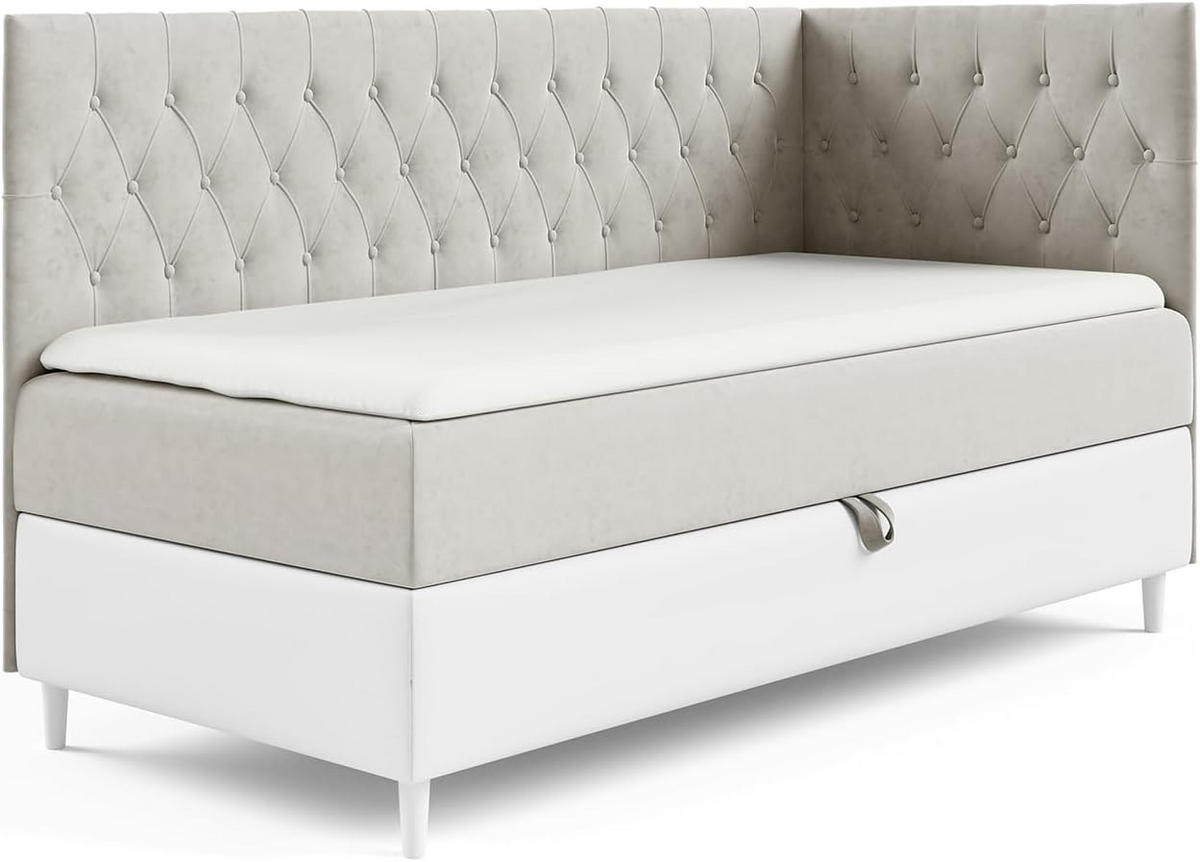 KINDERBETT FLIPPO 3 - Beige/Weiß, Holzwerkstoff (106/208cm) - Meblini