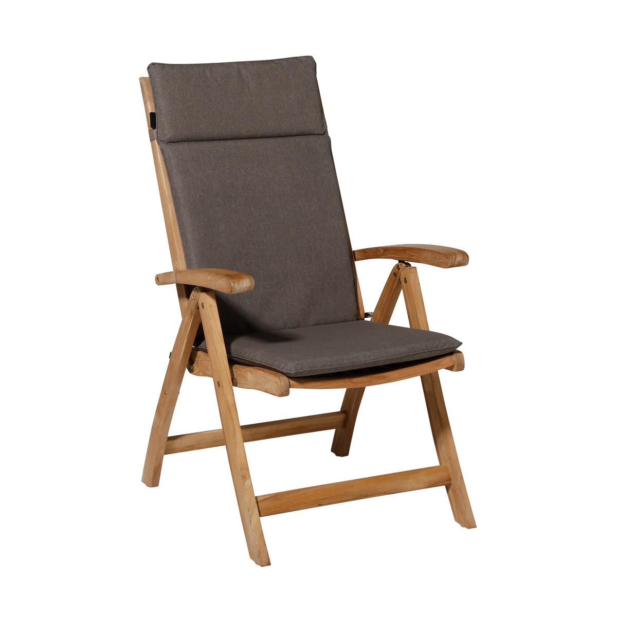 GARTENSTUHLKISSEN Oxford 120/50 cm 4er-Set - Taupe, Textil (50/8/120cm) - Madison