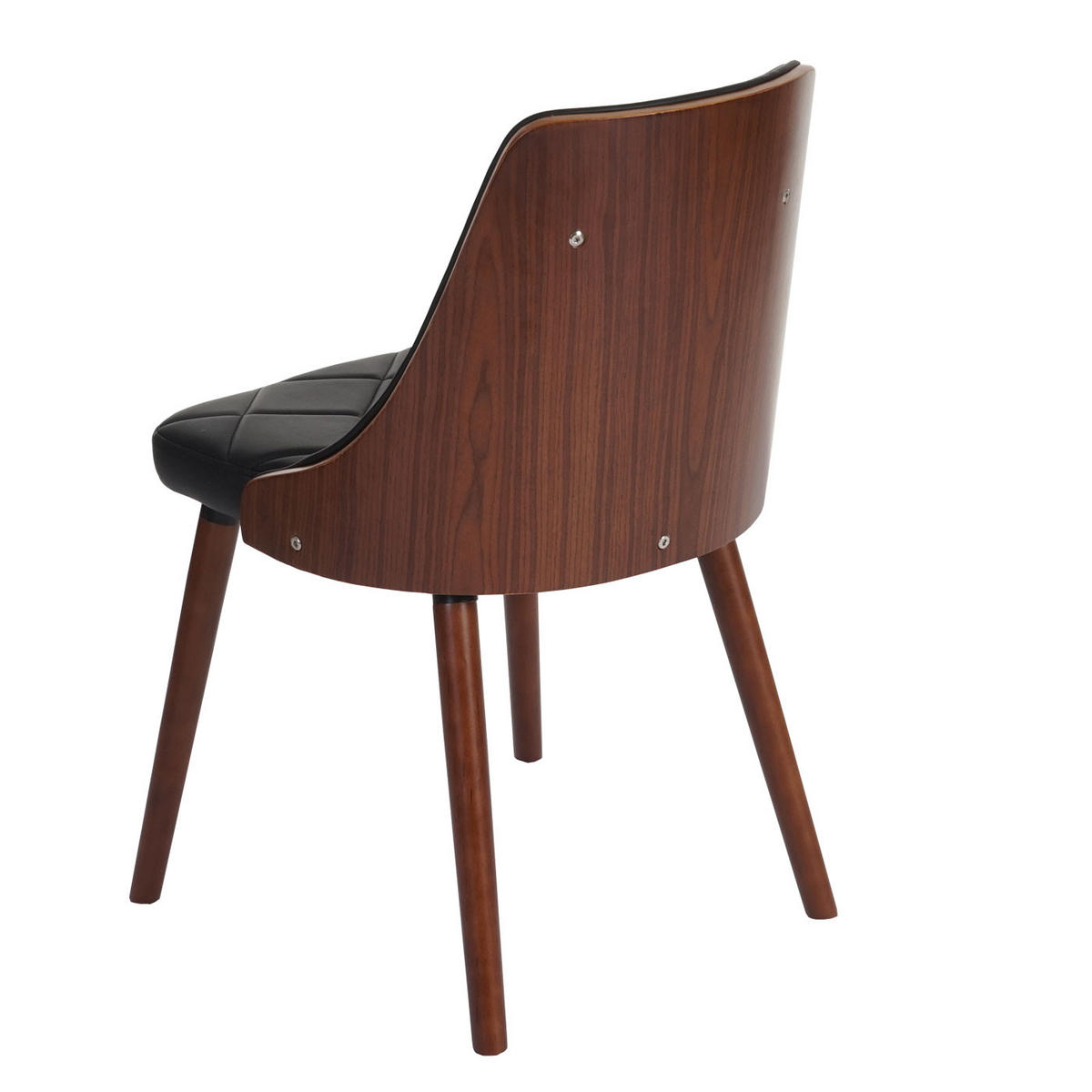 ESSZIMMERSTUHL Schwarz 2er-Set - Schwarz, Textil (50/82/53cm) - MCW